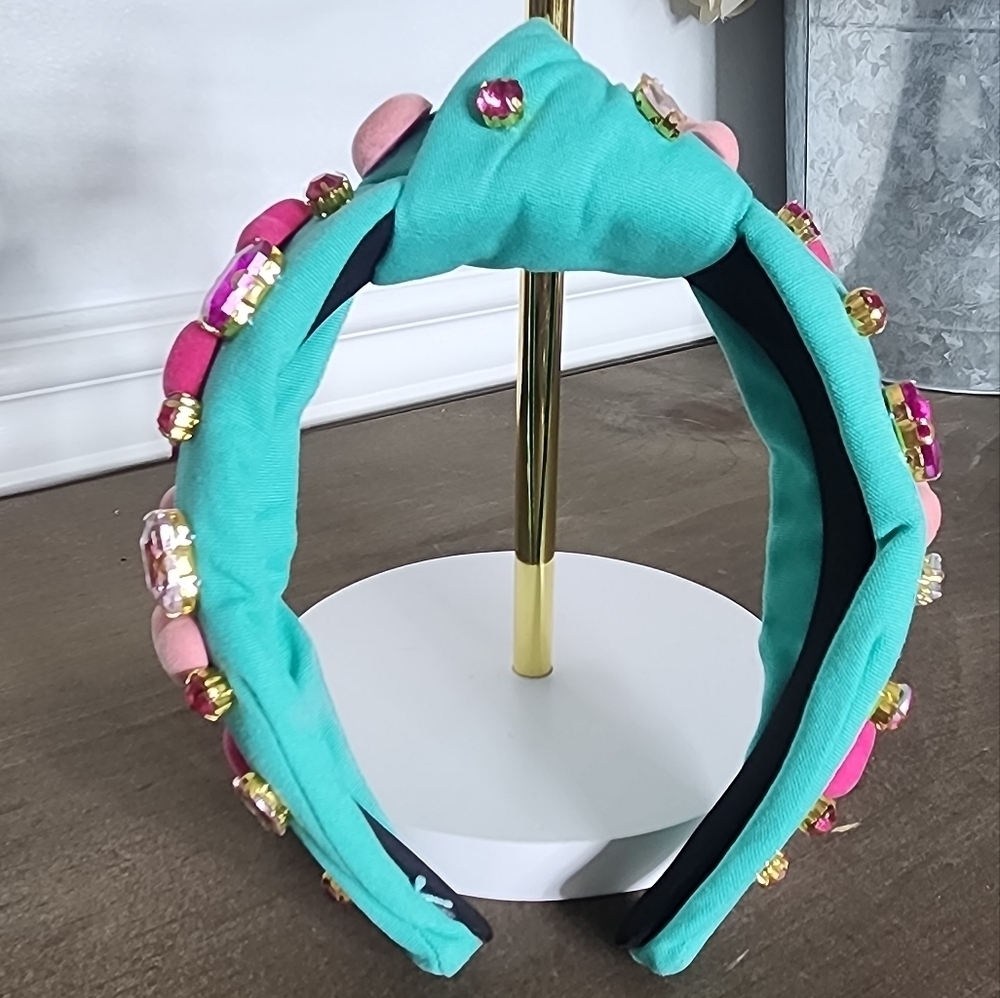 Embellished Turquoise Headband
